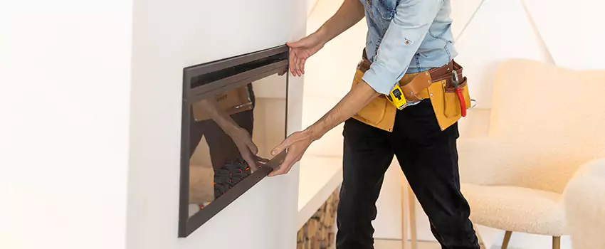Metal Fireplace Installation in Urbandale, Iowa